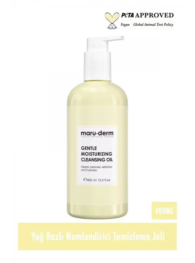 Maruderm Yağ Bazlı Temizleyici 400 Ml - Yüz Ve Vücut Için Temizleme Yağı - Maruderm