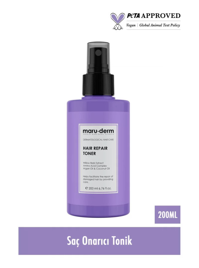 Maruderm Yıpranmış Saçlar İçin Onarıcı Saç Bakım Toniği 200 ML - Maruderm
