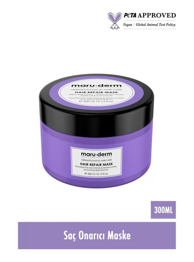 Maruderm Yıpranmış Saçlar İçin Saç Maskesi 300 ML - Maruderm