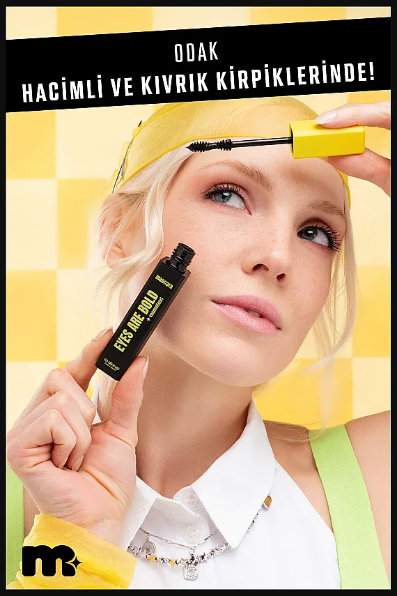 Maruderm Yoğun Hacim ve Kıvırma Etkili Maskara – Volume & Curl Mascara - 3