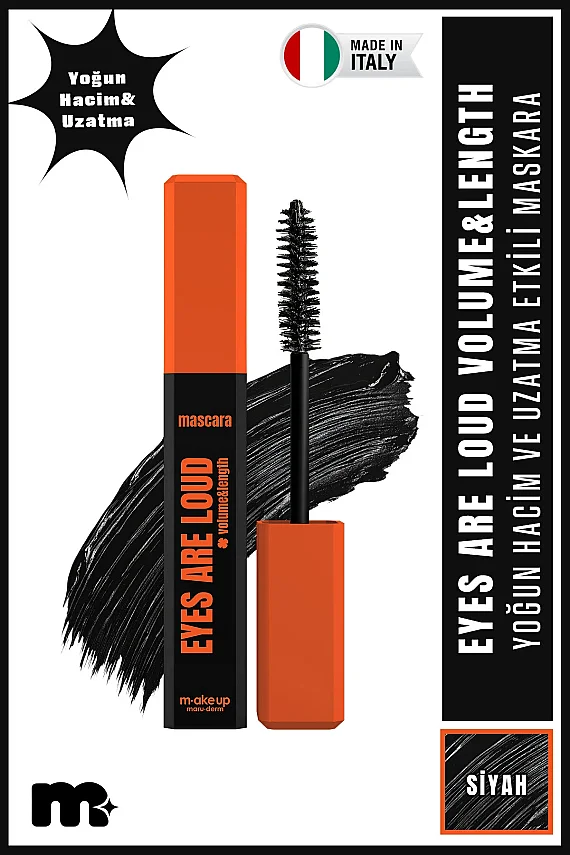 Maruderm Yoğun Hacim ve Uzatma Etkili Maskara – Volume & Length Mascara - 1