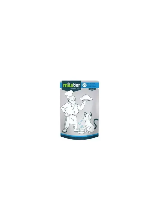Master Balıklı Pouch Kedi Maması 80 Gr. - 1