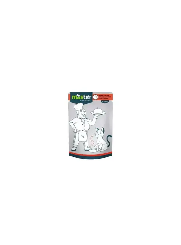 Master Kümes Hayvanlı Pouch Kedi Maması Jöle 80Gr. - 1