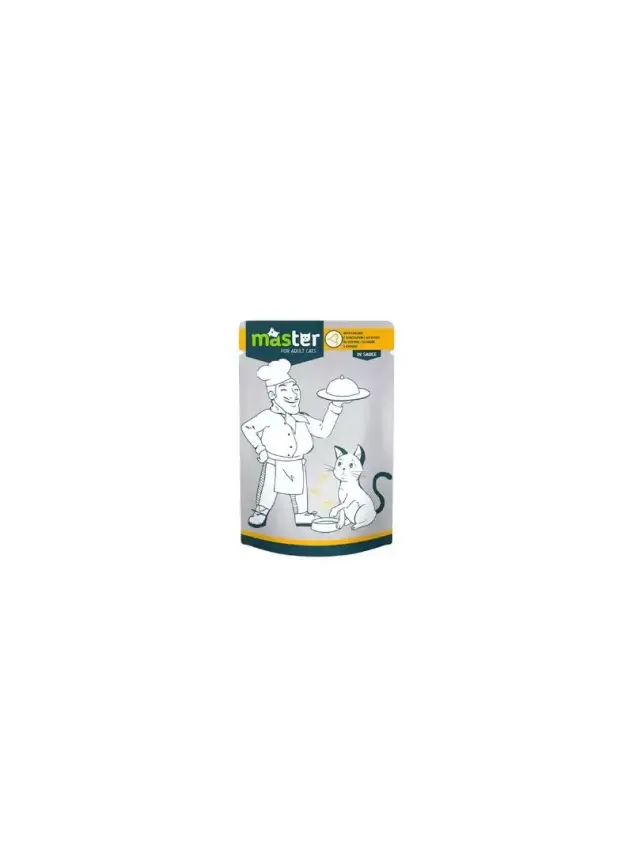 Master Tavuk Etli Pouch Kedi Maması 80 Gr. - 1