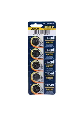 Maxell CR2032 Lithium Hafıza Pili 5 Adet - 1