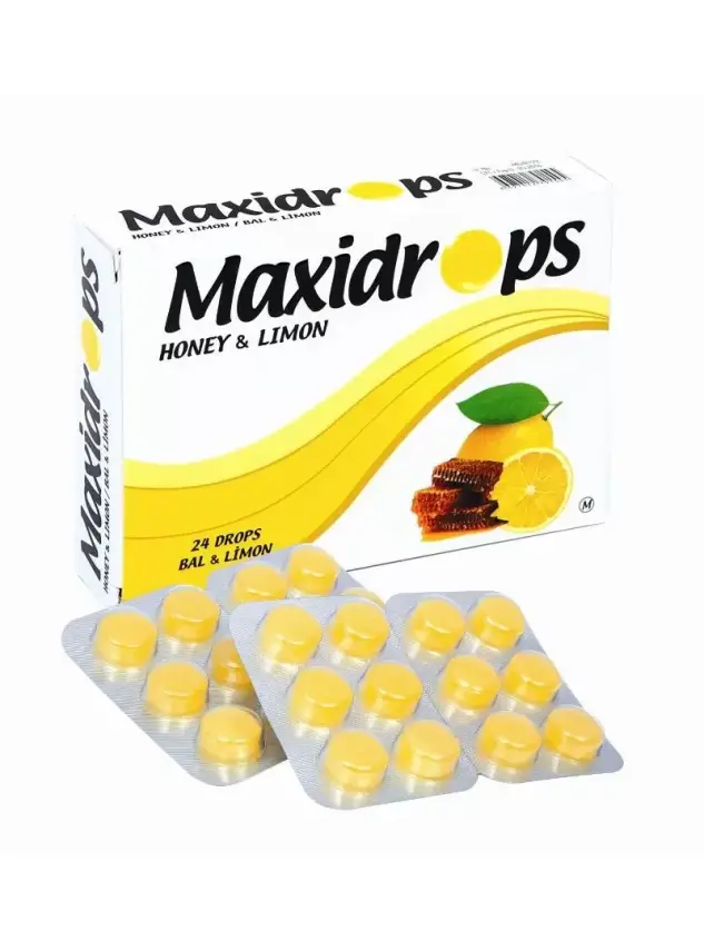 Maxidrops Pastil Bal Ve Limonlu 24'lü - 1