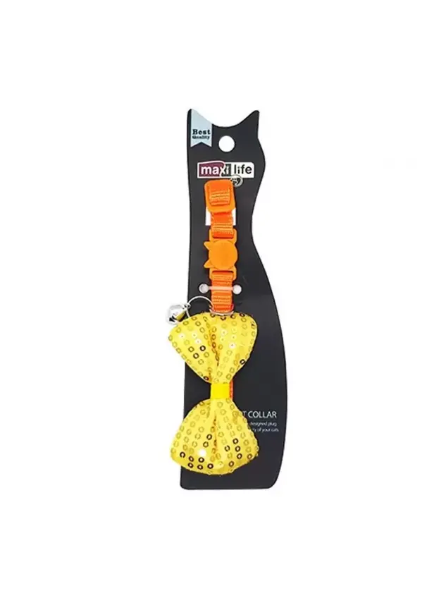 MaxiLife Kedi Boyun Tasması Pul Fiyonklu - 1