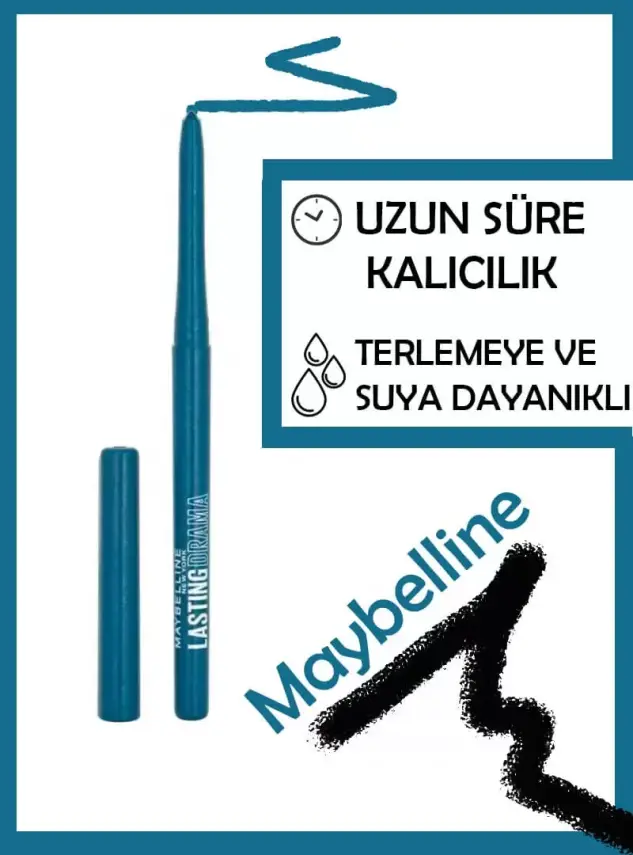 Maybelline Lasting Drama Pencil Gel - 50 Under The Sea - 4