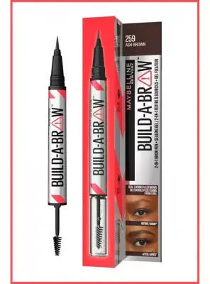 Maybelline New York Build a Brow 2in1 Kaş Kalemi ve Jeli Ash Brown - 259 - 2