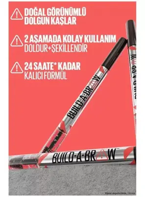 Maybelline New York Build a Brow 2in1 Kaş Kalemi ve Jeli Ash Brown - 259 - 6