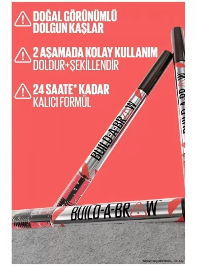 Maybelline New York Build a Brow 2in1 Kaş Kalemi ve Jeli Ash Brown - 259 - 6
