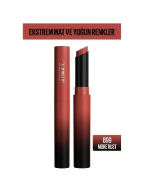 Maybelline New York Color Sensational Ultimatte Mat Ruj- 899 More Rust -Kırmızı- - 1