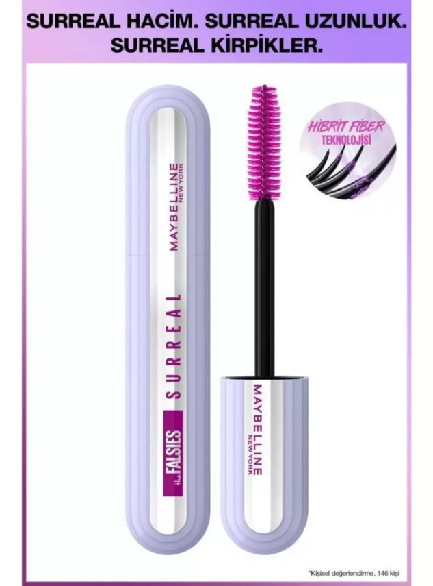 Maybelline New York Falsies Surreal Meta Black Maskara 10 ml - Maybelline
