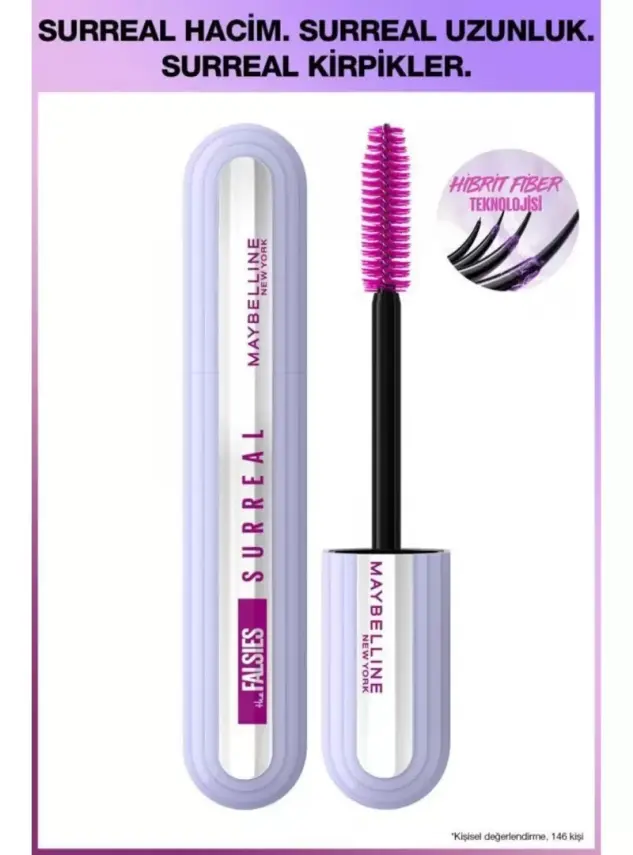 Maybelline New York Falsies Surreal Waterproof Maskara 10ml - 1