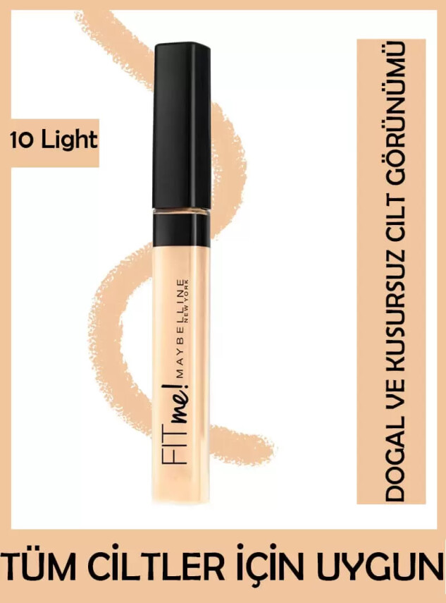 Maybelline New York Fit Me Kapatıcı - 10 Light 6,8 ml - Maybelline