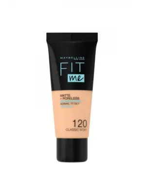 Maybelline New York Fit Me Matte+Poreless Fondöten - 120 Classic Ivory 30 ml - 3