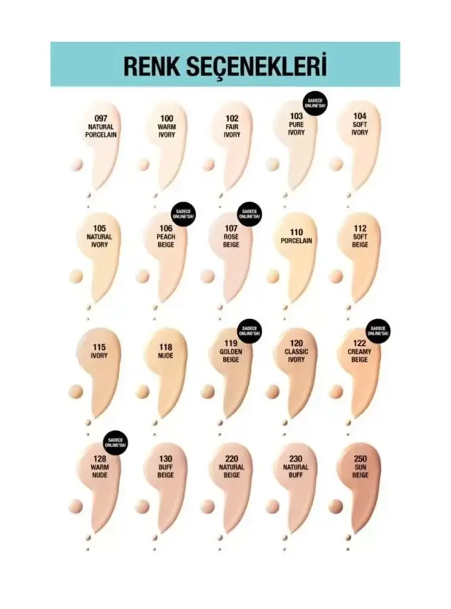 Maybelline New York Fit Me Matte+Poreless Fondöten - 130 Buff Beige 30 ml - 2