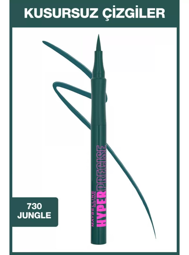 Maybelline New York Hyper Precise All Day Eyeliner- 730 Jungle - Maybelline