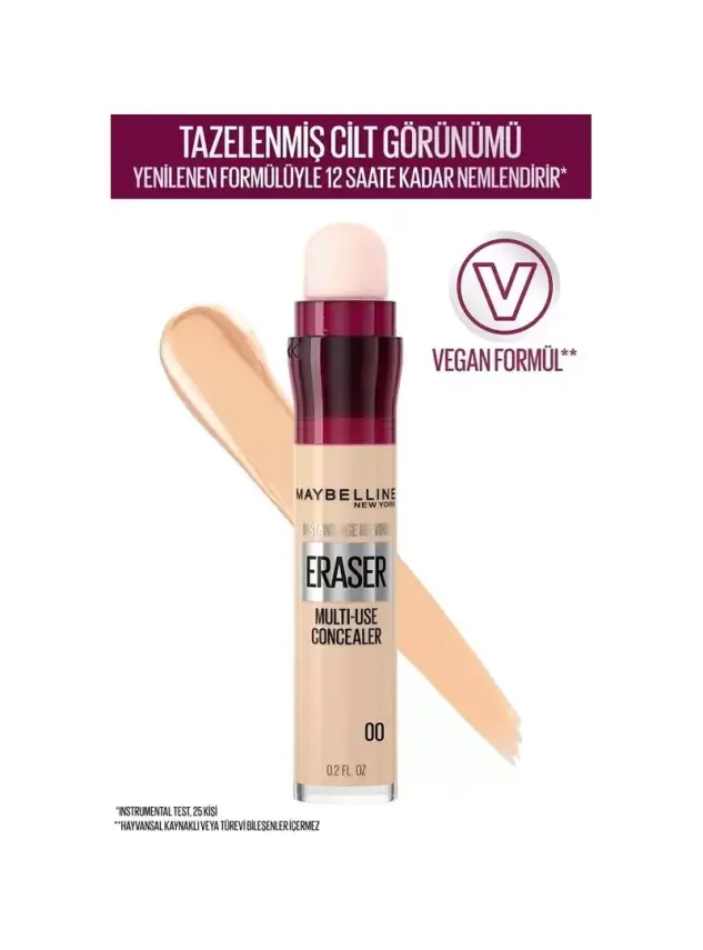 Maybelline New York Instant Anti Age Eraser Kapatıcı - 00 Ivory 6,8 ml - 1