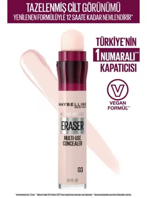 Maybelline New York Instant Anti Age Eraser Kapatıcı - 03 Fair 6,8ml - 1