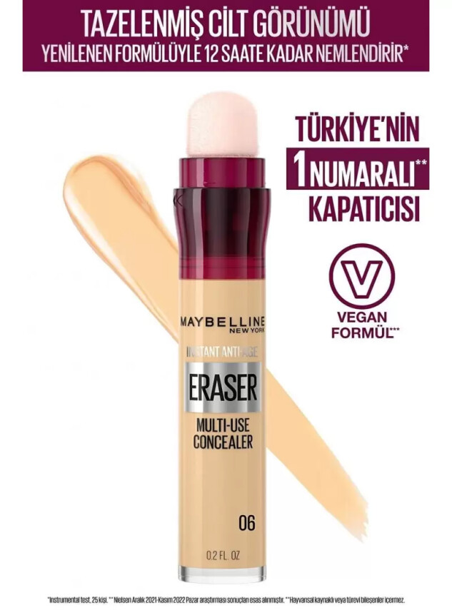Maybelline New York Instant Anti Age Eraser Kapatıcı - 06 Neutralizer 6,8 ml - Maybelline