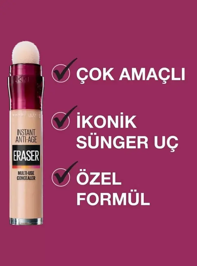 Maybelline New York Instant Anti Age Eraser Kapatıcı - 07 Sand 6.8 ml - 4