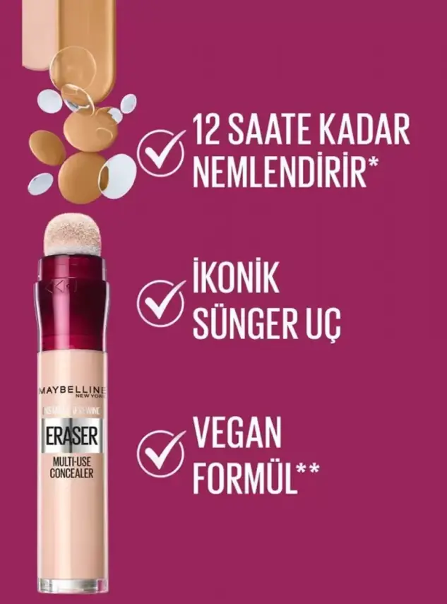 Maybelline New York Instant Anti Age Eraser Kapatıcı - 08 Buff - 5