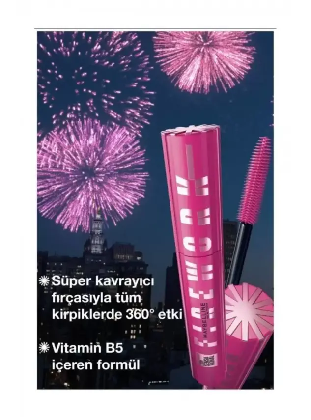 Maybelline New York Lash Sensational Firework Maskara - Black 10ml - 4
