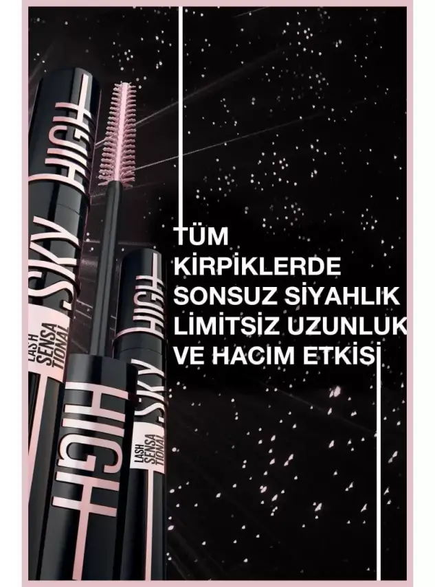 Maybelline New York Lash Sensational Sky High Cosmic Black Maskara 7.2ml - 4