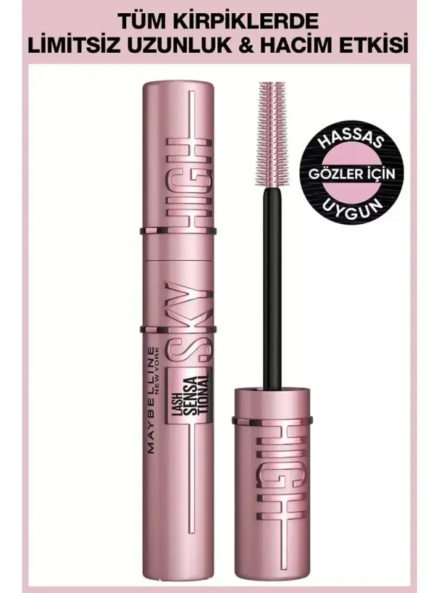 Maybelline New York Lash Sensational Sky High Maskara 7.2ml - 1
