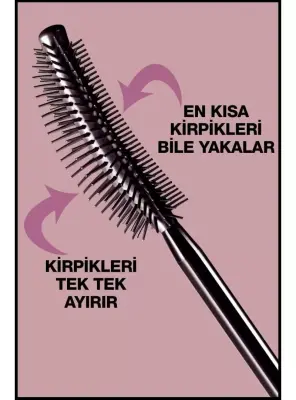 Maybelline New York Lash Sensational Yelpaze Etkili Siyah Maskara 9,5 ml - 3