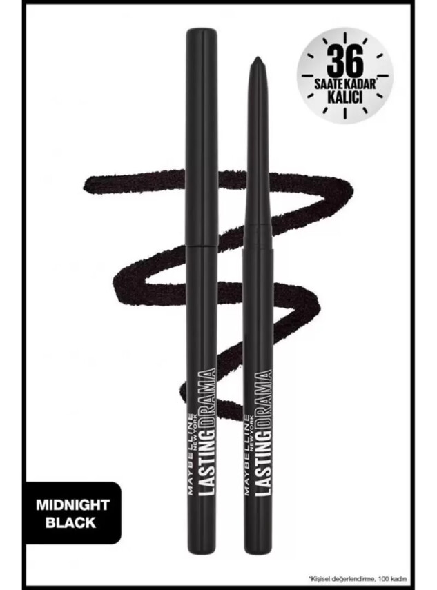 Maybelline New York Lasting Drama Automatic Liner Göz Kalemi- 10 Midnight Black - Maybelline