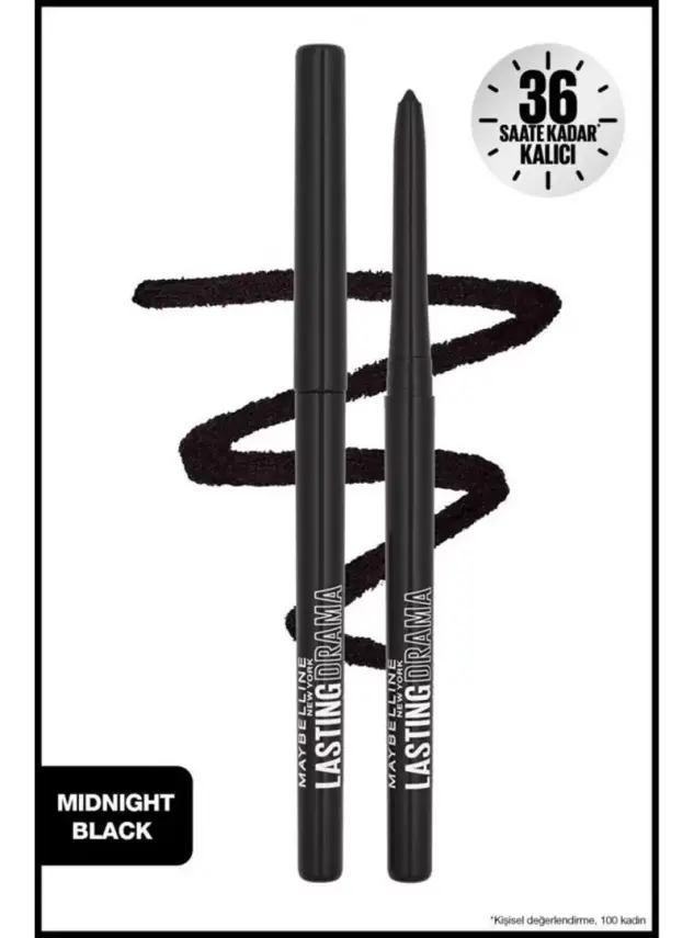 Maybelline New York Lasting Drama Automatic Liner Göz Kalemi- 10 Midnight Black - 1