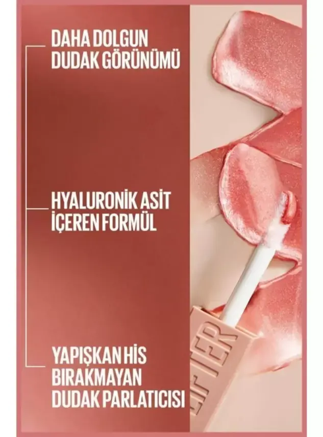 Maybelline New York Lifter Gloss Nemlendirici Dudak Parlatıcısı - 005 PETAL 5.4 ml - 7