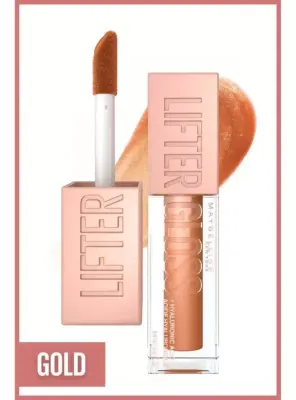 Maybelline New York Lifter Gloss Nemlendirici Dudak Parlatıcısı - 019 GOLD 5,4 ml - 1