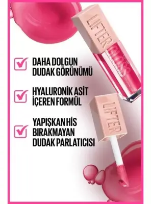 Maybelline New York Lifter Gloss Nemlendirici Dudak Parlatıcısı - 022 Peach Ring 5.4 ml - 3
