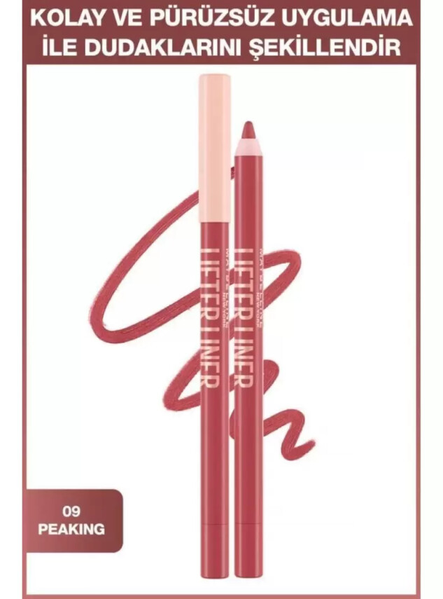 Maybelline New York Lifter Liner Dudak Kalemi - 09 Peaking - Maybelline