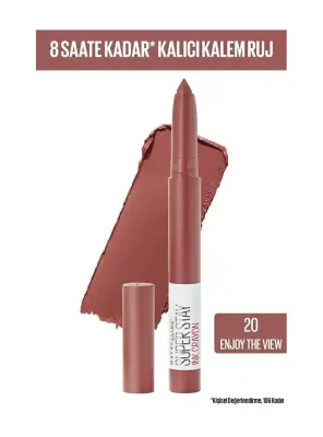 Maybelline New York Super Stay Ink Crayon Kalem Mat Ruj - 20 Enjoy The View - 1