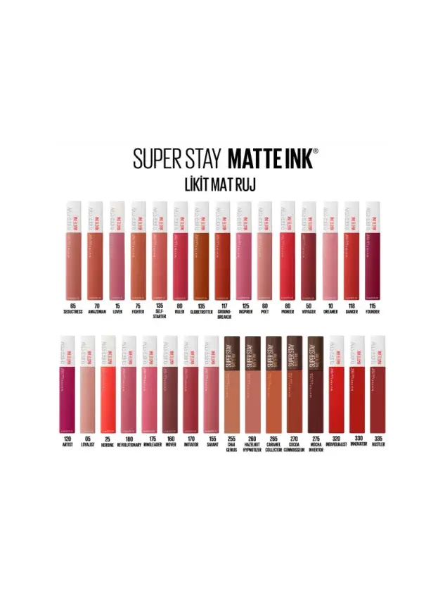 Maybelline New York Super Stay Matte Ink Likit Mat Ruj -10 DREAMER - 3