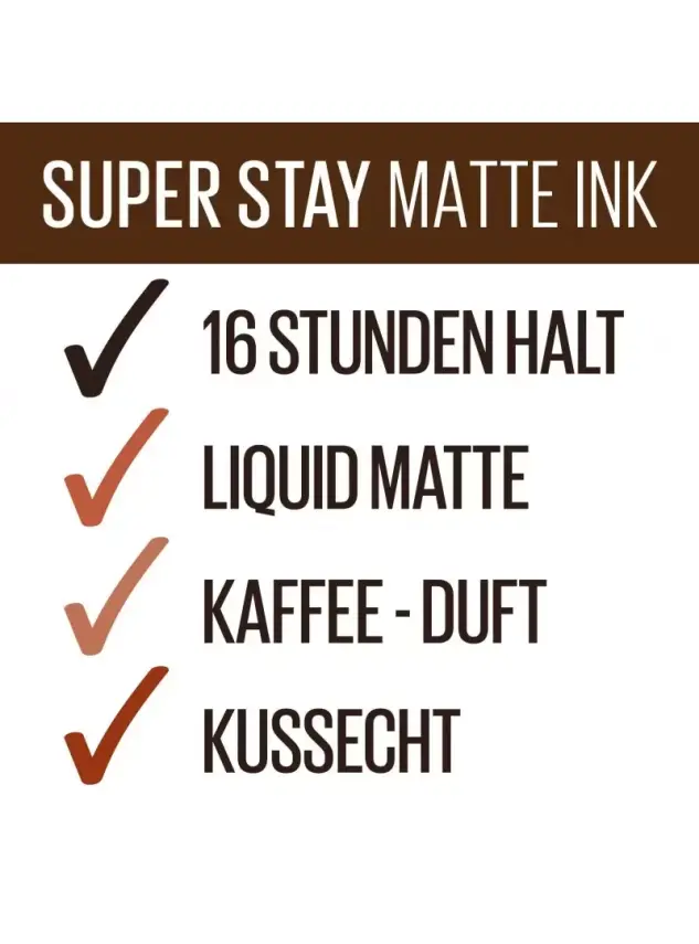 Maybelline New York Super Stay Matte Ink Likit Mat Ruj -Coffee Edition 255 Chai Genius - 3