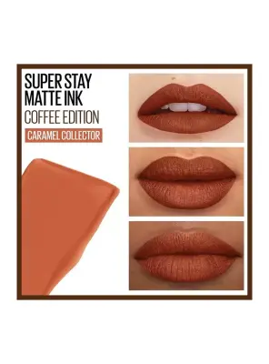 Maybelline New York Super Stay Matte Ink Likit Mat Ruj -Coffee Edition 265 Caramel Collector - 2
