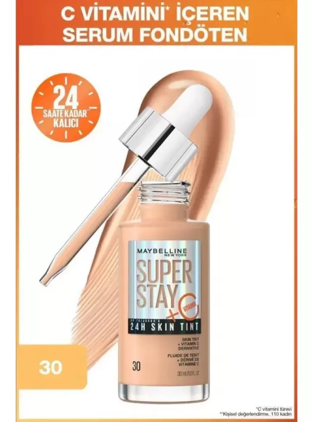 Maybelline New York Super Stay Skin Tint Fondöten - 30 30 ml - 1