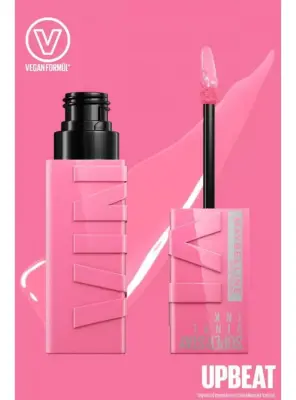 Maybelline New York Super Stay Vinyl Ink Uzun Süre Kalıcı Likit Parlak Ruj - 155 Upbeat - 3
