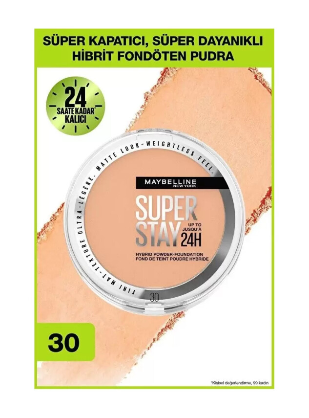 Maybelline New York Superstay Hibrit Pudra-Fondöten - 30 9gr - Maybelline