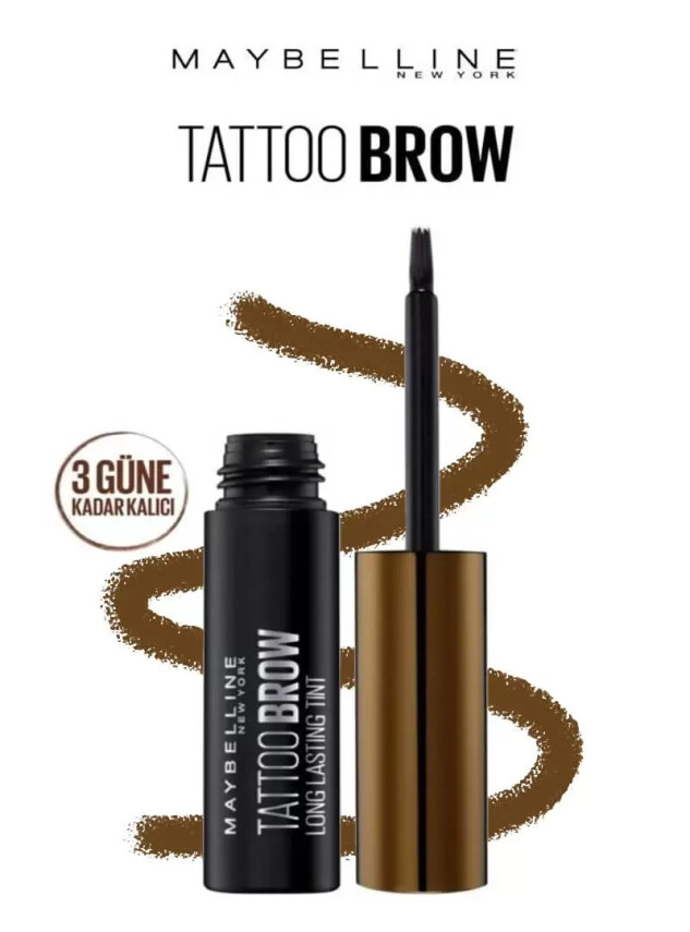 Maybelline New York Tattoo Brow Geçici Kaş Dövmesi - Açık Ton - Maybelline