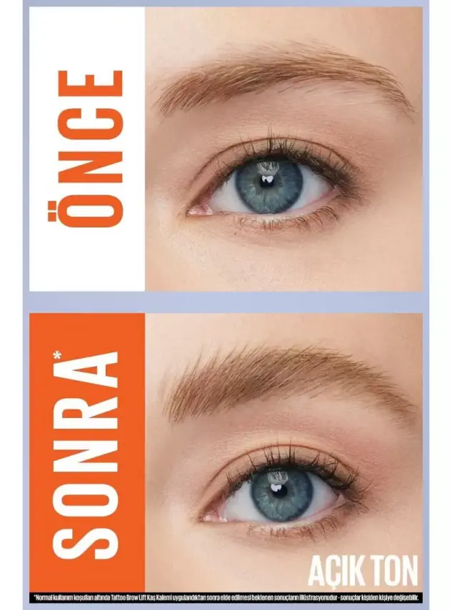 Maybelline New York Tattoo Brow Lift Kaş Kalemi- 01 Blonde -Açık Ton- - 3