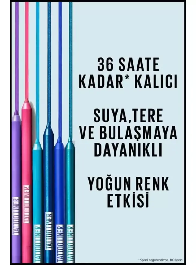 Maybelline New York Tattoo Liner Jel Göz Kalemi - 817 Hunter Green - 2