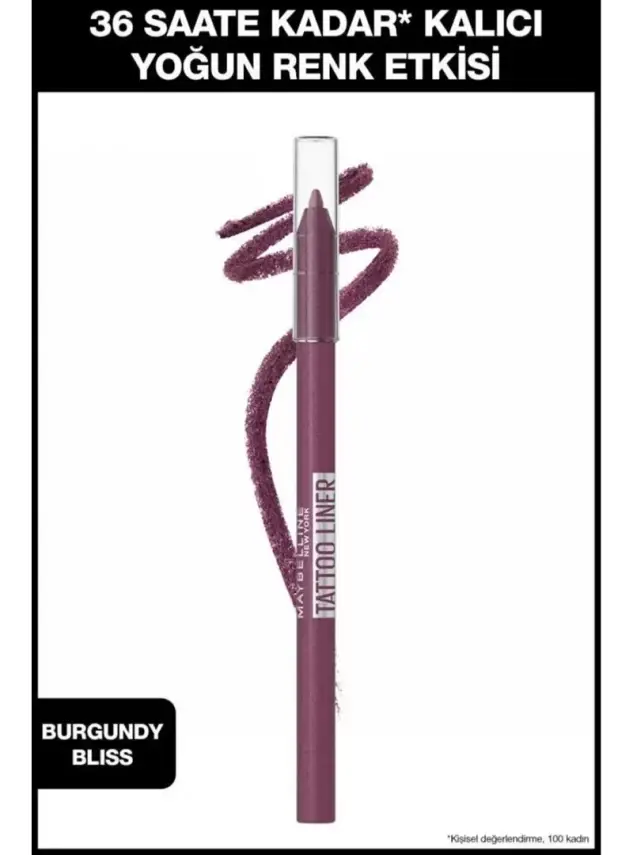 Maybelline New York Tattoo Liner Jel Göz Kalemi - 818 Berry Bliss - 1