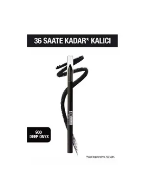 Maybelline New York Tattoo Liner Jel Göz Kalemi - 900 Deep Onyx -Siyah- - 1