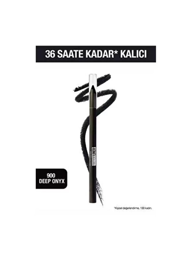 Maybelline New York Tattoo Liner Jel Göz Kalemi - 900 Deep Onyx -Siyah- - Maybelline